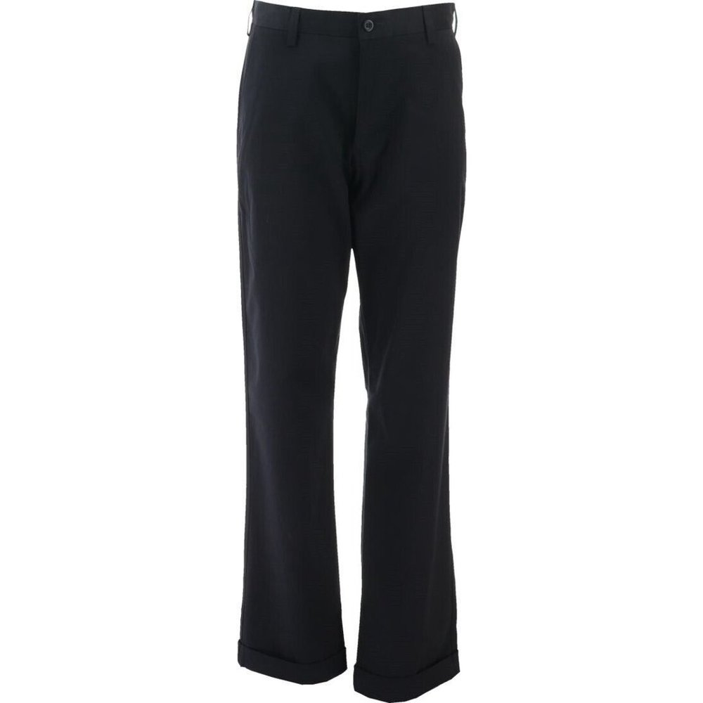 NWT LANDS' END MEN'S NO IRON CHINO PANTS TRUE‎ NAVY 40